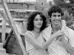 Valeria Golino e Blas Roca Rey, protagonisti del film Storia d'amore. Premio speciale della Giuria e premio Migliore attrice a Venezia 1986.